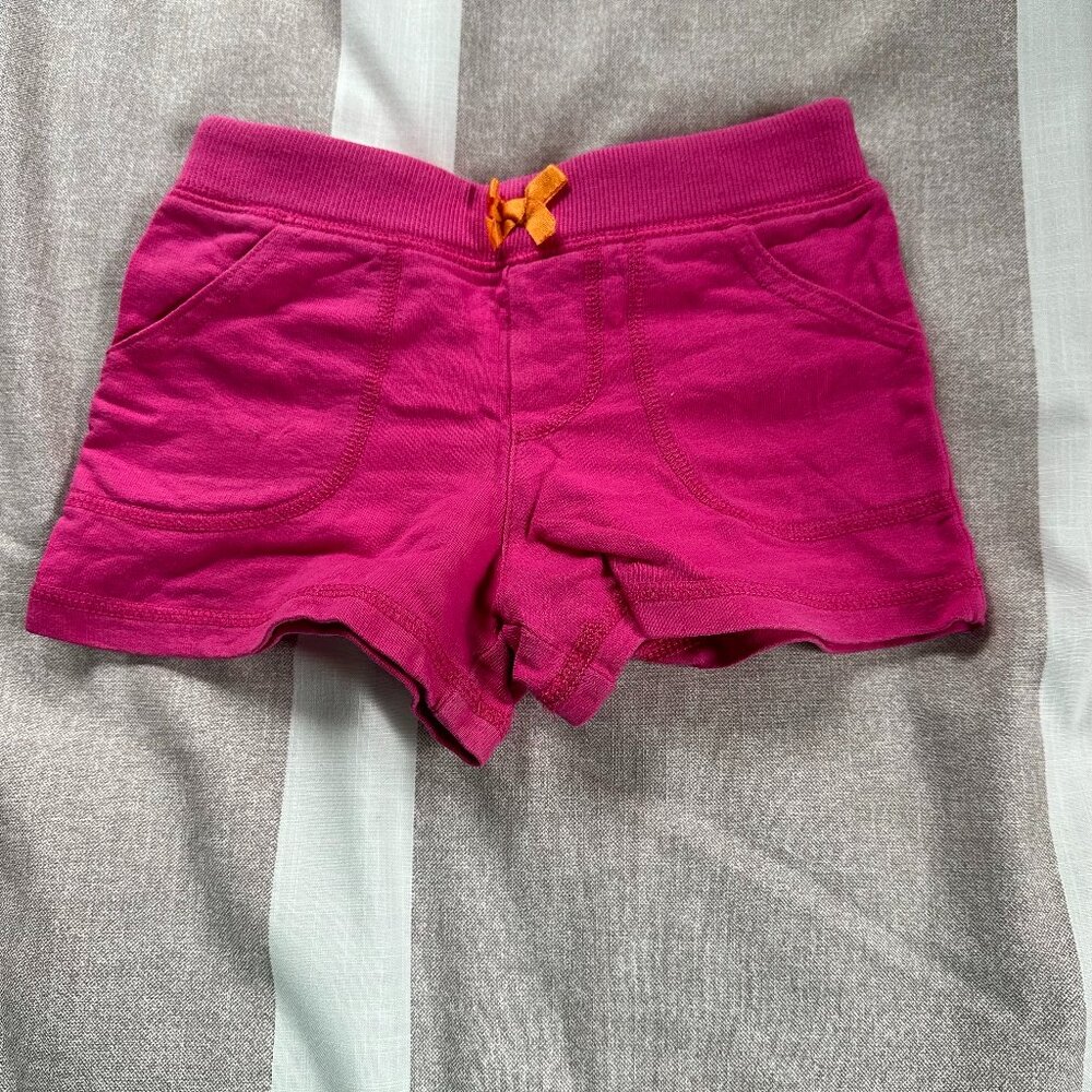 EUC Carter's Pull On Bright Pink Toddler Shorts w/ Pockets Sz 3T